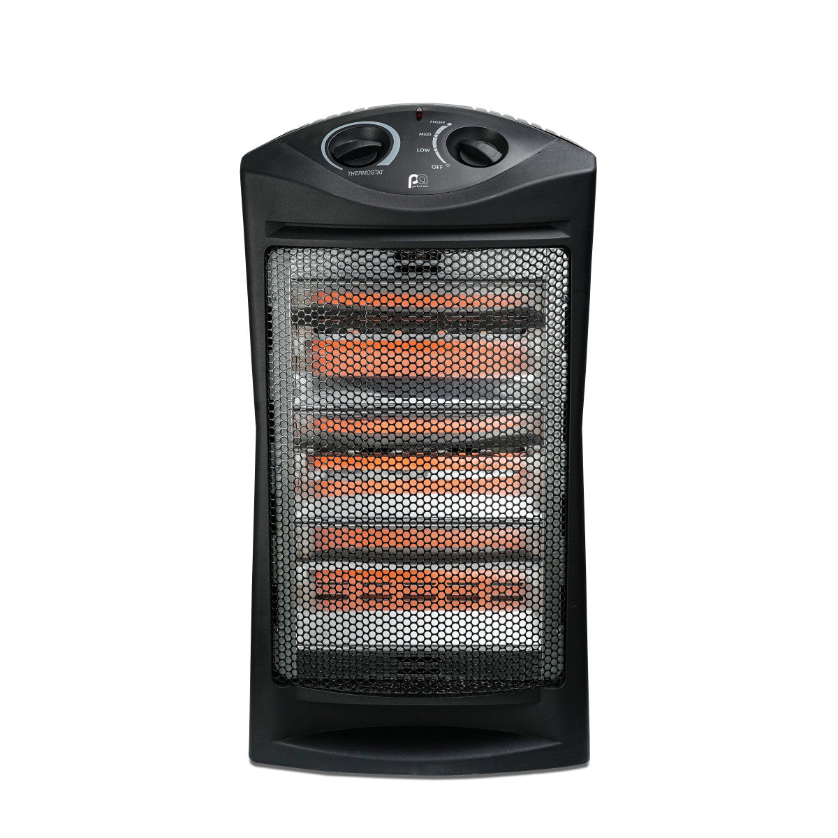1500W/750W Dual Power Infrared Radiant Tower Heater with Remote Control - Fast Heating for Home, Office & Patio Use