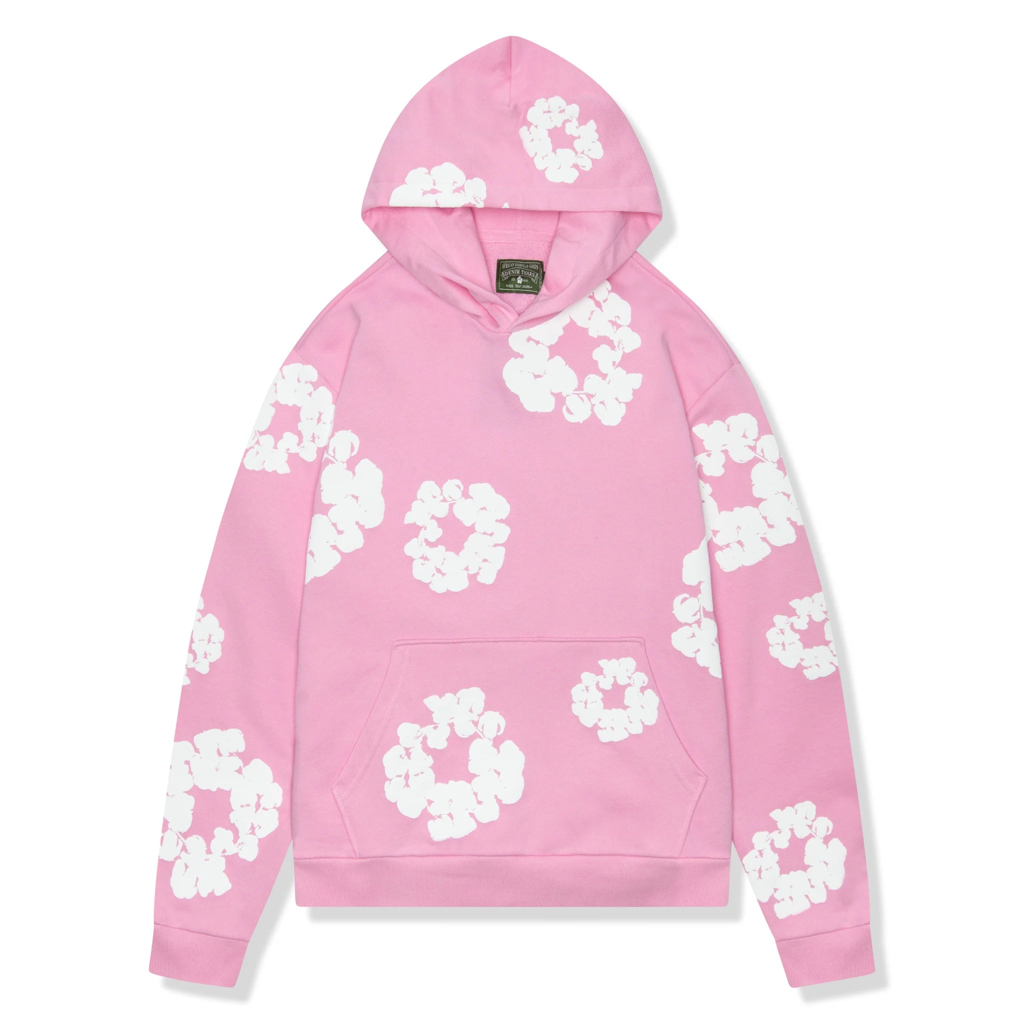 Denim Tears The Cotton Wreath Pink Hoodie for Men & Women | Streetwear Fashion Hooded Sweatshirt | Perfect for Casual Wear, Outfits & Street Style
