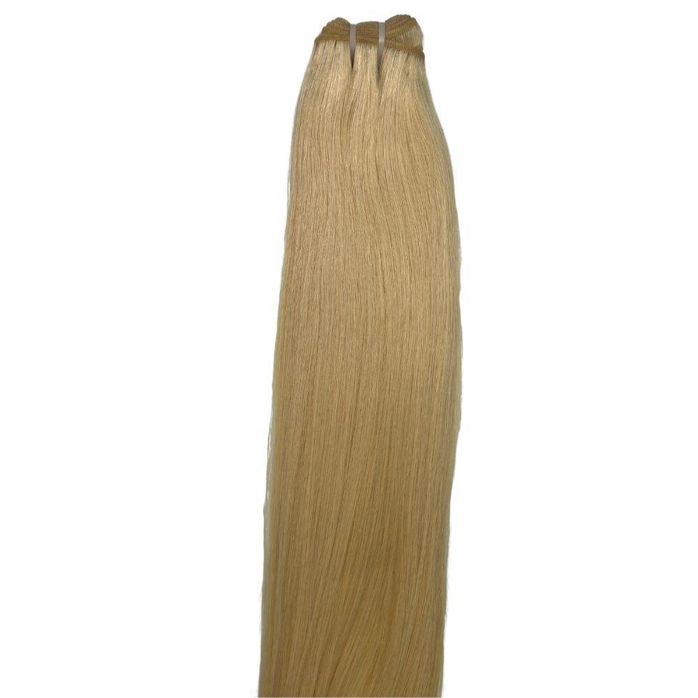 100% Human Raw Blonde Straight Hair Bundles for Extensions & Weaves | Natural Virgin Hair for Sew-Ins, Wigs & Ponytails | Perfect for Styling, Volume & Length