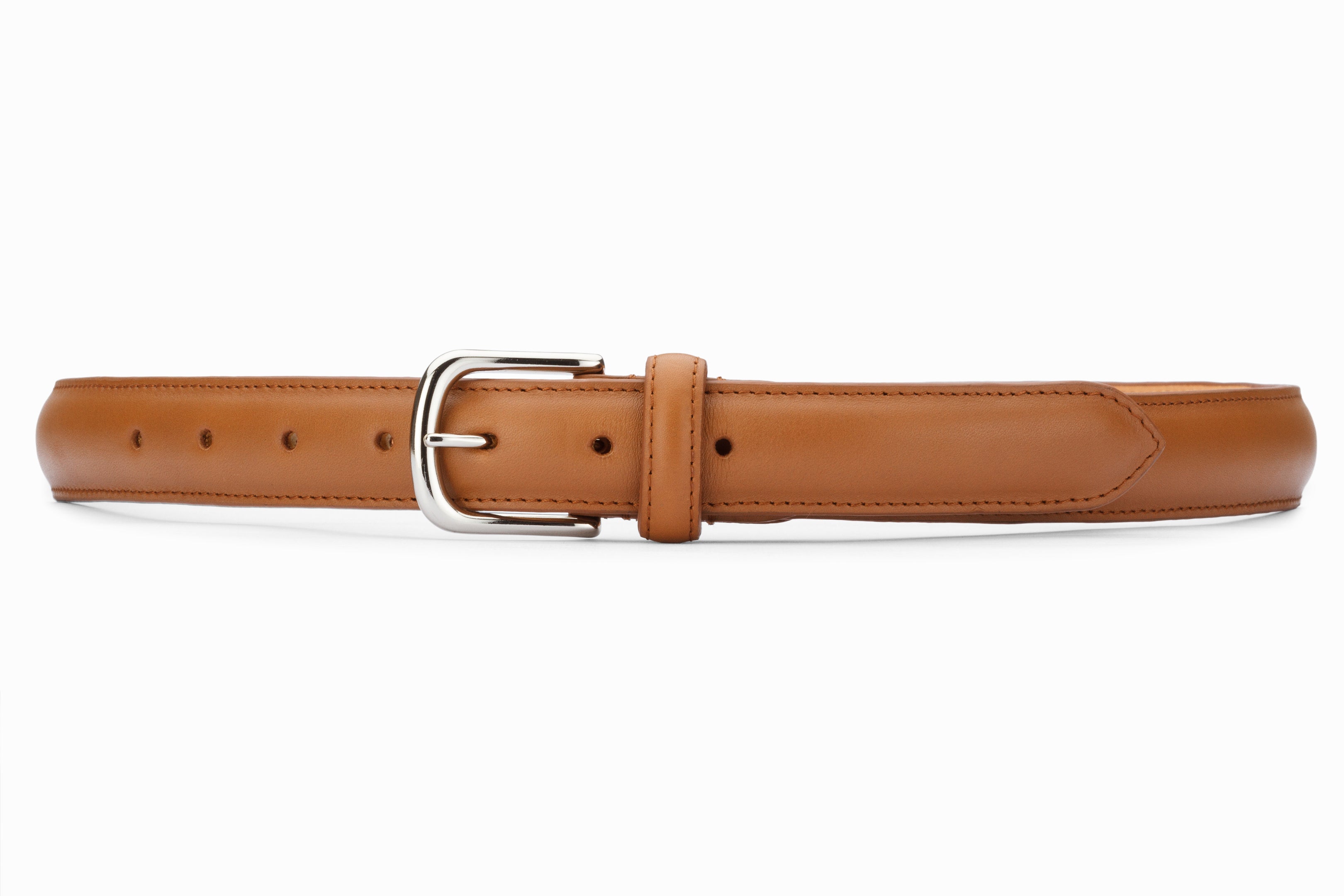 Tan Leather Profile Belt for Men - Small Size Only | Perfect for Casual Wear, Office & Formal Occasions