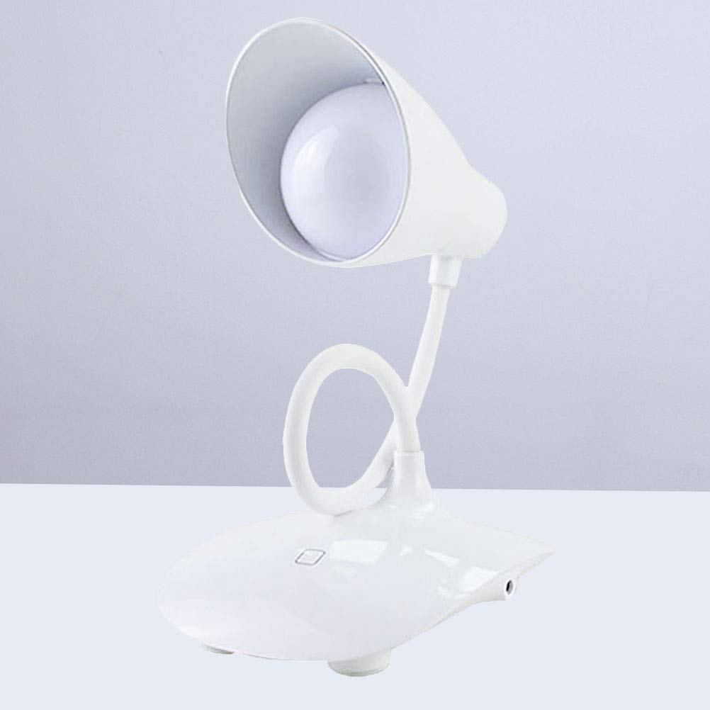 Uonlytech Rechargeable Cordless LED Table Lamp - Dimmable Touch Control, Flexible Gooseneck, 3 Brightness Levels - Perfect for Bedside, Office, Reading & Nightstand Use