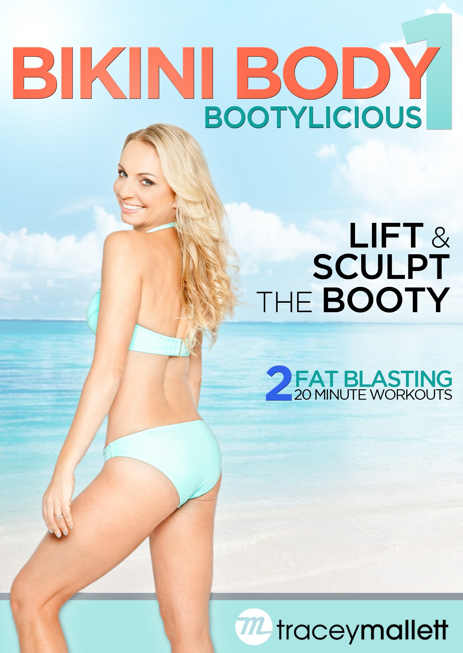Tracey Mallett Bikini Body Bootylicious Workout DVD - Full Body Toning Exercise Program for Women | Perfect for Home Fitness & Beach Body Preparation