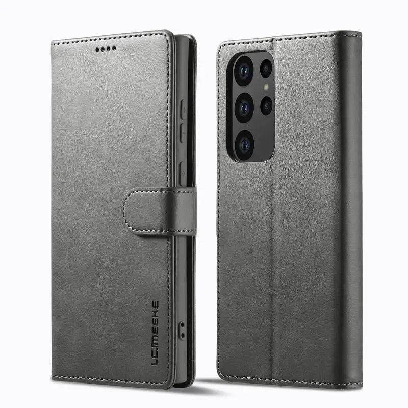 Samsung Galaxy S24 Vegan Leather Wallet Case - Slim Protective Cover with Card Slots | Perfect for Everyday Use, Travel & Business Meetings