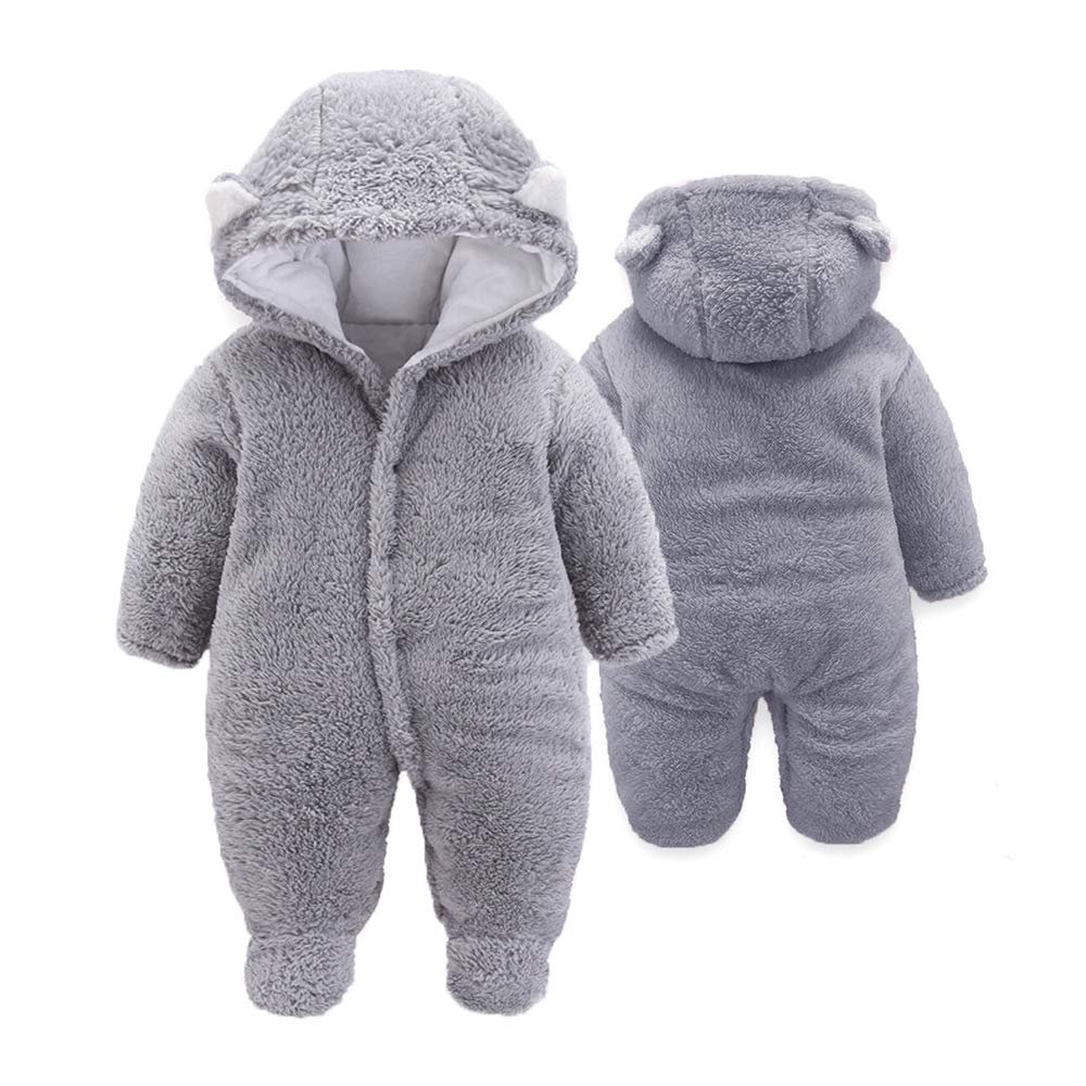 XMWEALTHY Unisex Baby Winter Coats & Snowsuits - Warm Newborn Infant Jumpsuit Bodysuits for Boys & Girls | Perfect for Cold Weather, Outdoor Play & Baby Registry Essentials