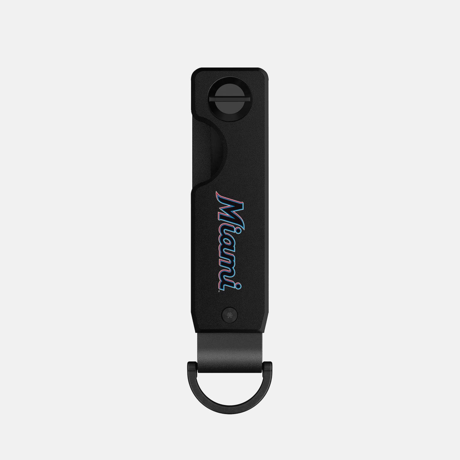 Ridge KeyCase for Miami Marlins - Slim RFID Blocking Key Holder with Money Clip - Perfect for Baseball Fans, Travel & Everyday Carry