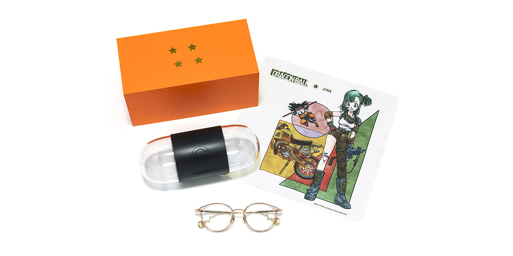JINS x DRAGON BALL BULMA 105 Eyeglasses - Anime Inspired Frames for Dragon Ball Fans | Perfect for Cosplay, Collectors & Everyday Wear