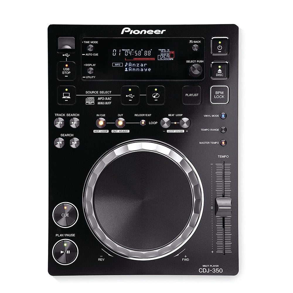 Pioneer CDJ-350 Professional DJ Media Player - High-Performance USB/CD Player for DJs & Music Producers - Perfect for Clubs, Bars & Home DJ Setups