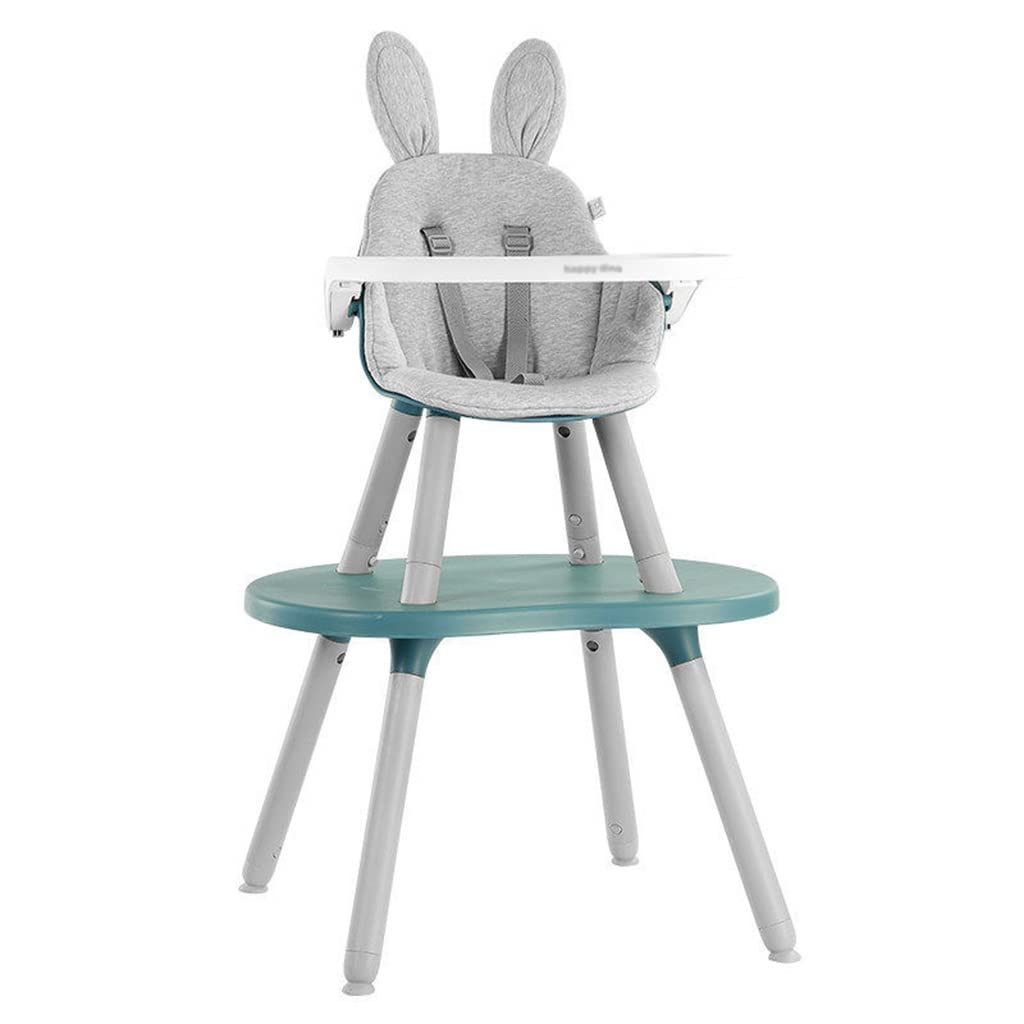**Convertible Baby High Chair with Detachable Tray – 3-in-1 Toddler Feeding Chair, Kids Activity Table & Building Block Play Center – Safe & Adjustable for Reading, Eating, and Playtime (Blue)**    *(Perfect for Mealtime, Learning, and Creative Play at Home or Daycare!)*