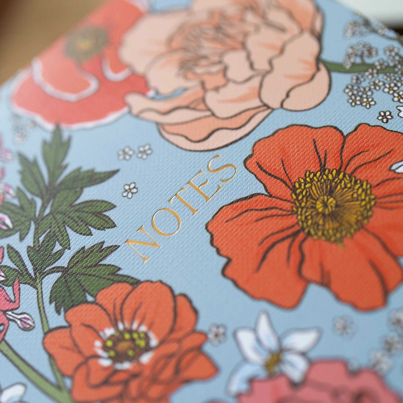 Botanica Paper Co. Softcover Grid Notebook - Floral Garden Design for Journaling, Sketching & Note Taking - Perfect for Students, Artists & Office Use