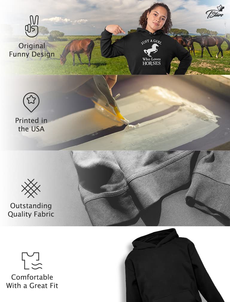 Equestrian Horse Lover T-Shirt for Girls & Kids - Perfect Horseback Riding & Equestrian Gifts for Young Horse Enthusiasts - Ideal for Riding Lessons, Horse Shows & Barn Activities
