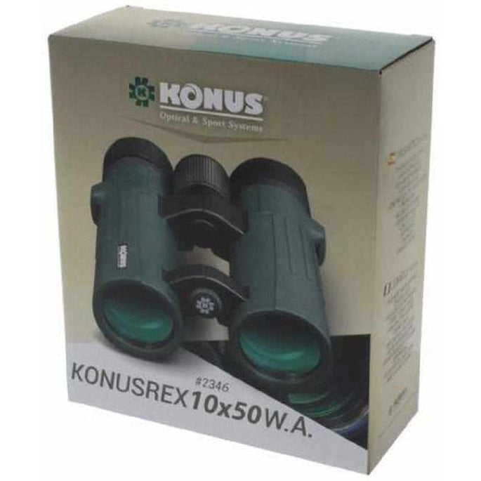 Konus Konusrex 10X50 Wide Angle Binoculars - High Power Magnification for Bird Watching, Hunting, Hiking & Outdoor Adventures