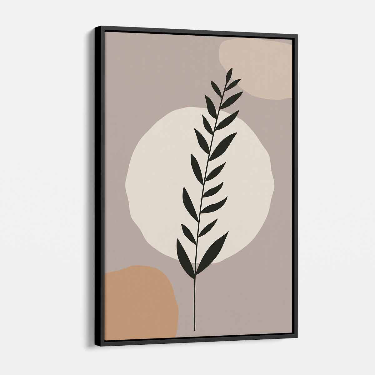 Purple Leaf Wall Art Canvas - Modern Botanical Home Decor for Living Room, Bedroom & Office - 92_b Size