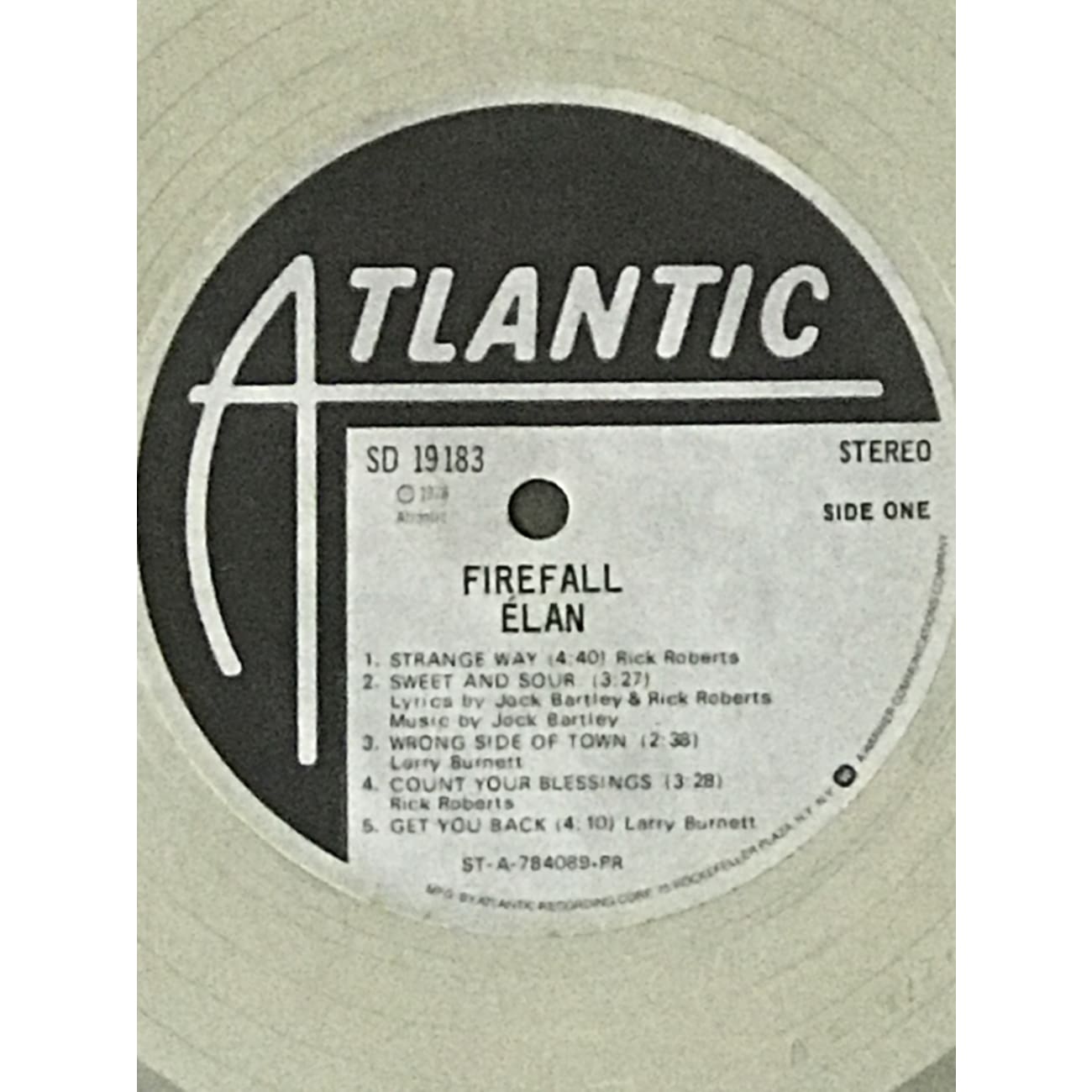 Firefall Elan RIAA Platinum LP Award - Certified Gold Record Plaque for Music Collectors & Fans - Perfect for Home, Office, or Studio Display