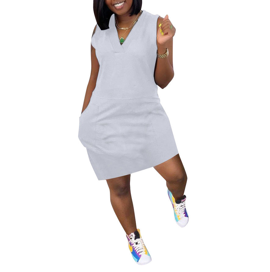 Elegant Solid Color Dress for Women - Casual & Formal Wear - Perfect for Office, Party, and Everyday Outfits