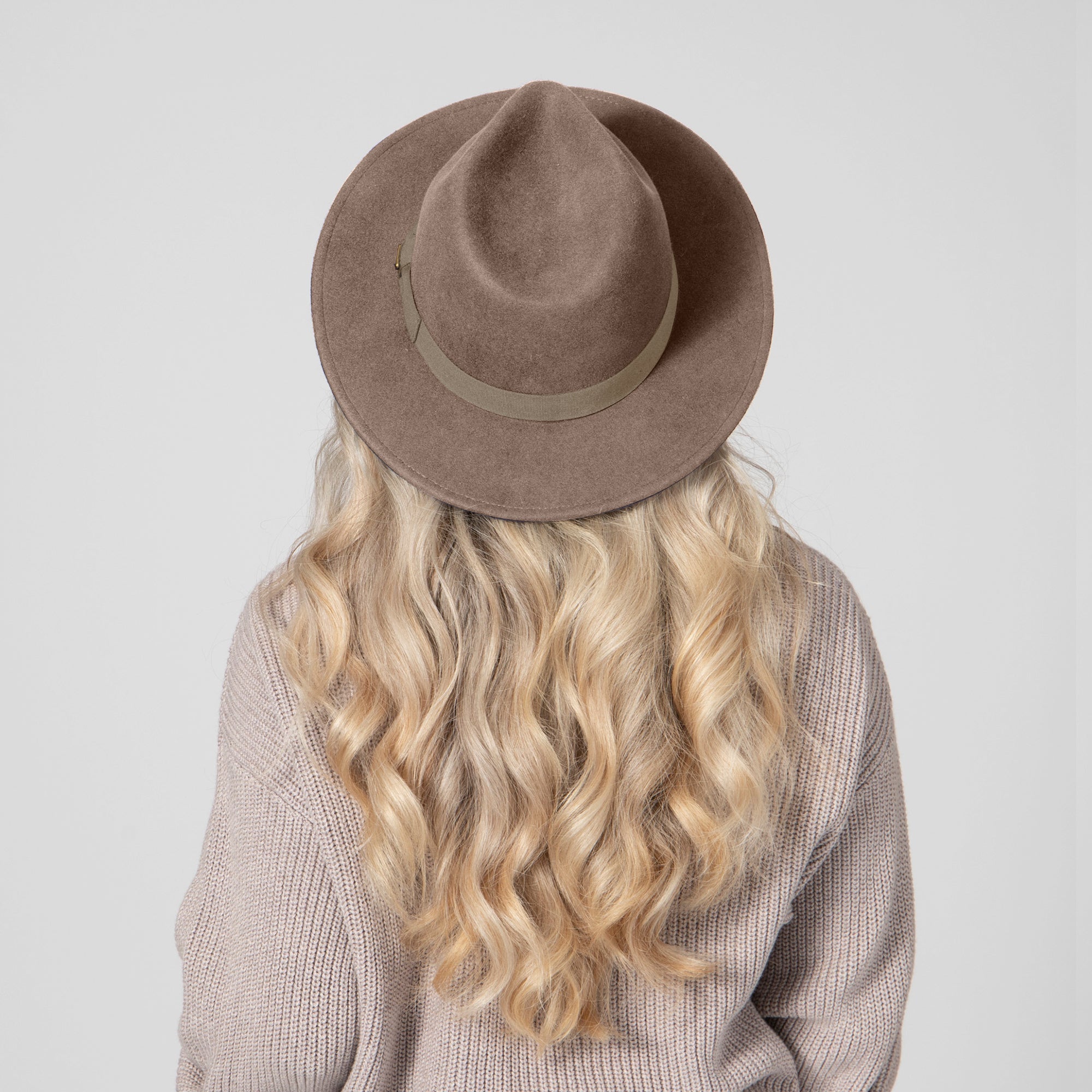 Myra Women's Fedora Hat with Bow - Stylish Wide Brim Sun Hat for Outdoor, Beach, and Summer Fashion