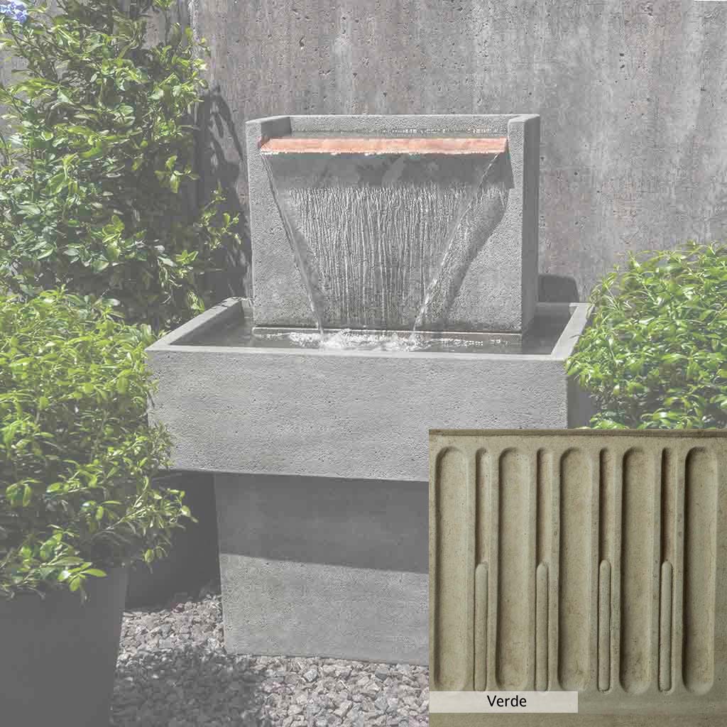 Campania International Falling Water Fountain - Outdoor Garden Waterfall Feature for Patio, Yard, and Landscape Decor | Relaxing Water Sounds for Backyard Oasis