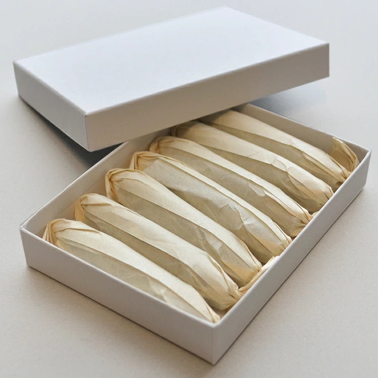 Takazawa TOHAKU Japanese Wa Rousoku Candles - 7 Piece Set of Traditional Handmade Soy Wax Candles for Meditation, Zen Decor & Home Aromatherapy
