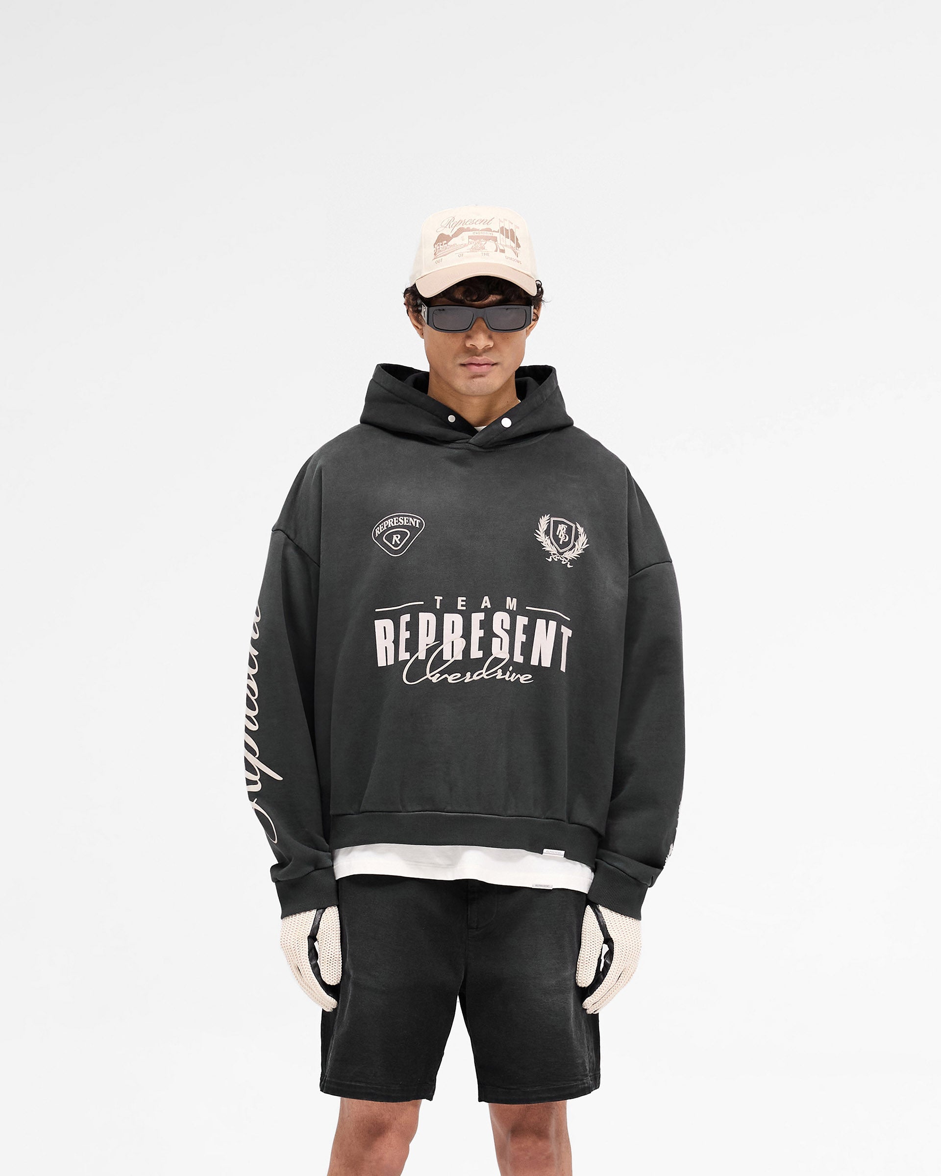 World Championship Hoodie - Stained Black | Comfortable & Stylish Pullover for Sports Fans & Athletes | Perfect for Gym, Outdoor Activities & Casual Wear
