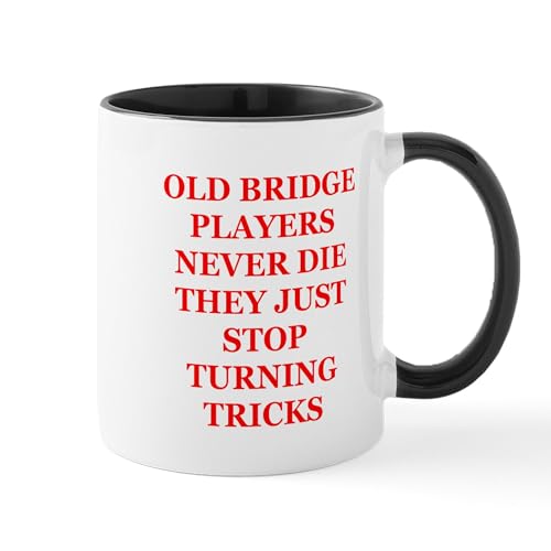 White/Black Inside - Duplicate Bridge Mug
