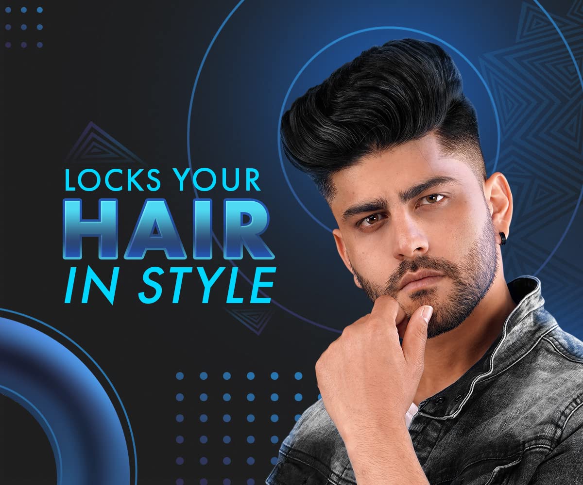 UrbanGabru Frozt Hair Setting Spray (250 ml) - Strong Hold Hair Styling Spray for Men | Non-Sticky & Fast Drying | Perfect for Parties, Weddings & Daily Styling