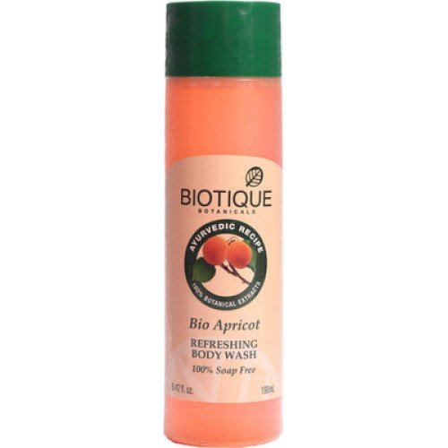 Biotique Apricot Body Wash & Papaya Scrub Combo Set (642) - Hydrating & Exfoliating for Smooth Skin - Perfect for Daily Shower & Spa Day