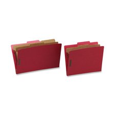 Legal Classification Folders with 1 Divider - Dark Blue File Folders for Office Organization, Document Storage & Court Records