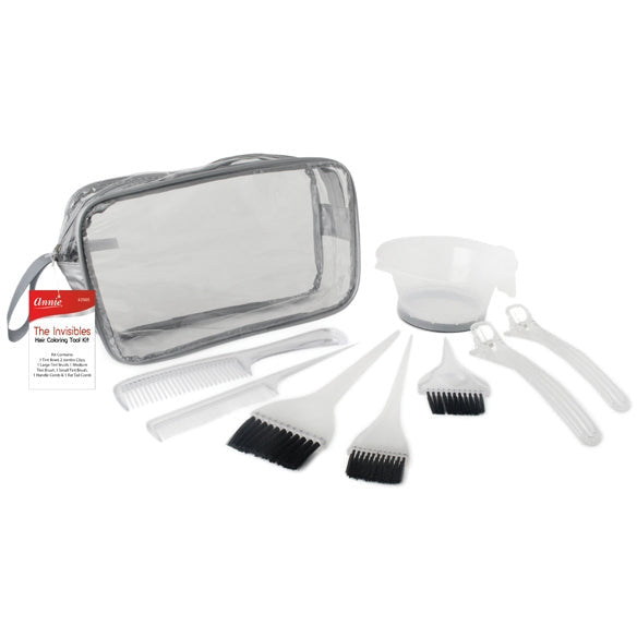 Annie Professional Hair Coloring Kit with Brush, Bowl & Gloves - DIY Hair Dyeing at Home for Salon-Quality Results