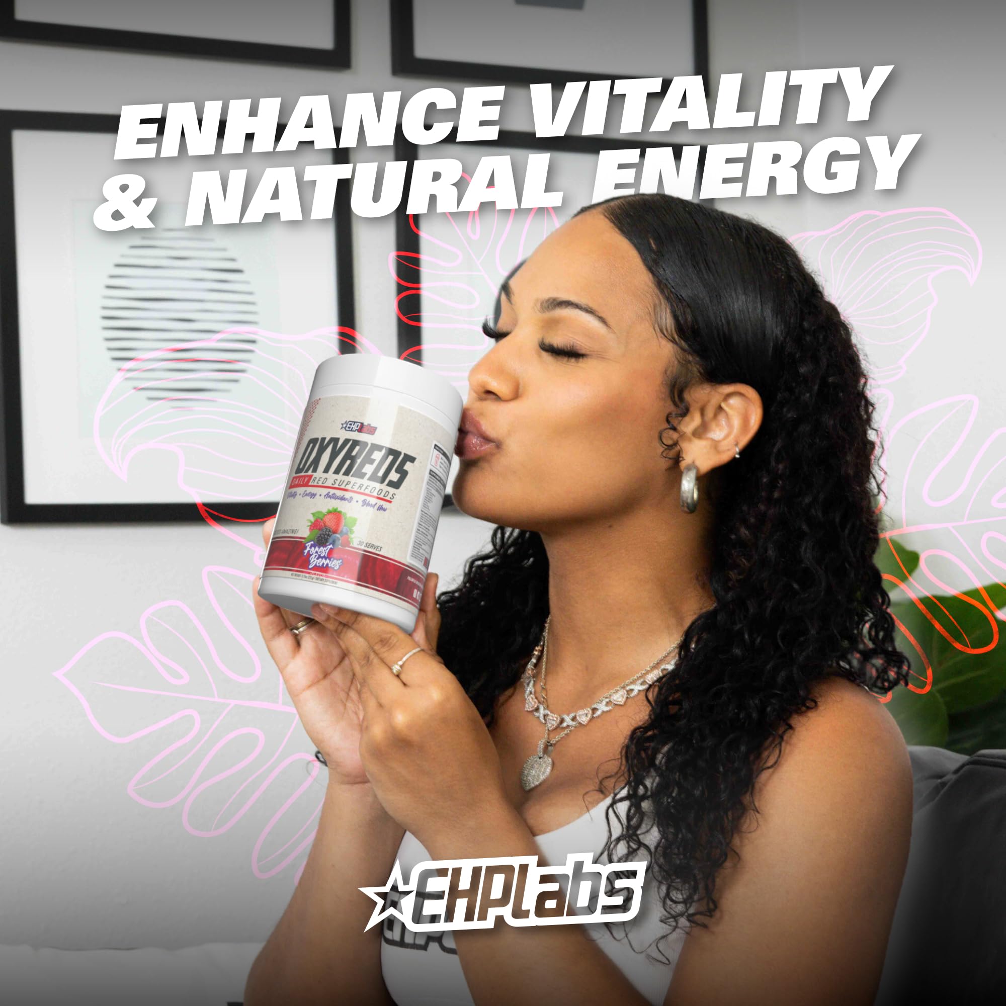 EHP Labs OxyReds Nitric Oxide Booster Supplement - 30 Servings for Enhanced Blood Flow, Energy & Performance | Pre-Workout, Post-Workout & Daily Fitness Support