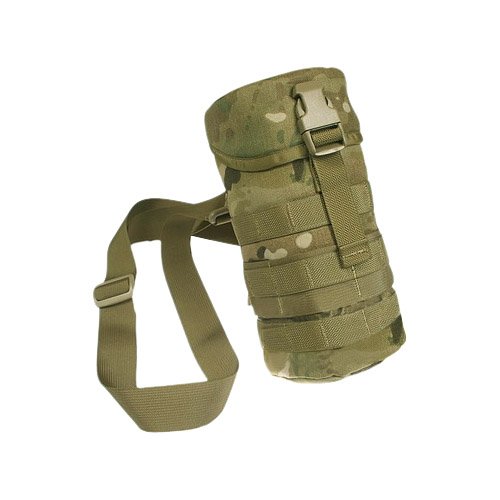 Tactical Vertical Bucket Bag with MultiCam Camouflage - Durable & Stylish for Outdoor Adventures, Hiking, and Everyday Use