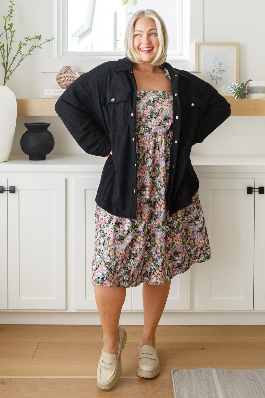 Elegant Floral Print Dress for Women - Perfect for Summer, Weddings & Casual Outings