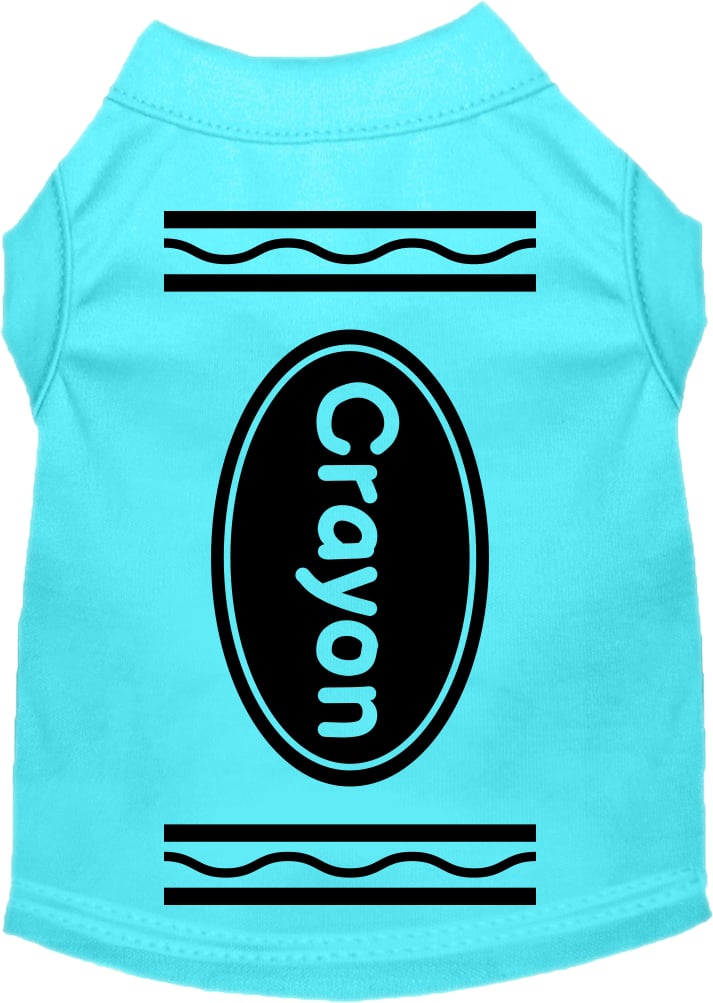 Colorful Crayon Costume Screen Print T-Shirt for Kids - Fun Dress-Up & Art Party Outfit