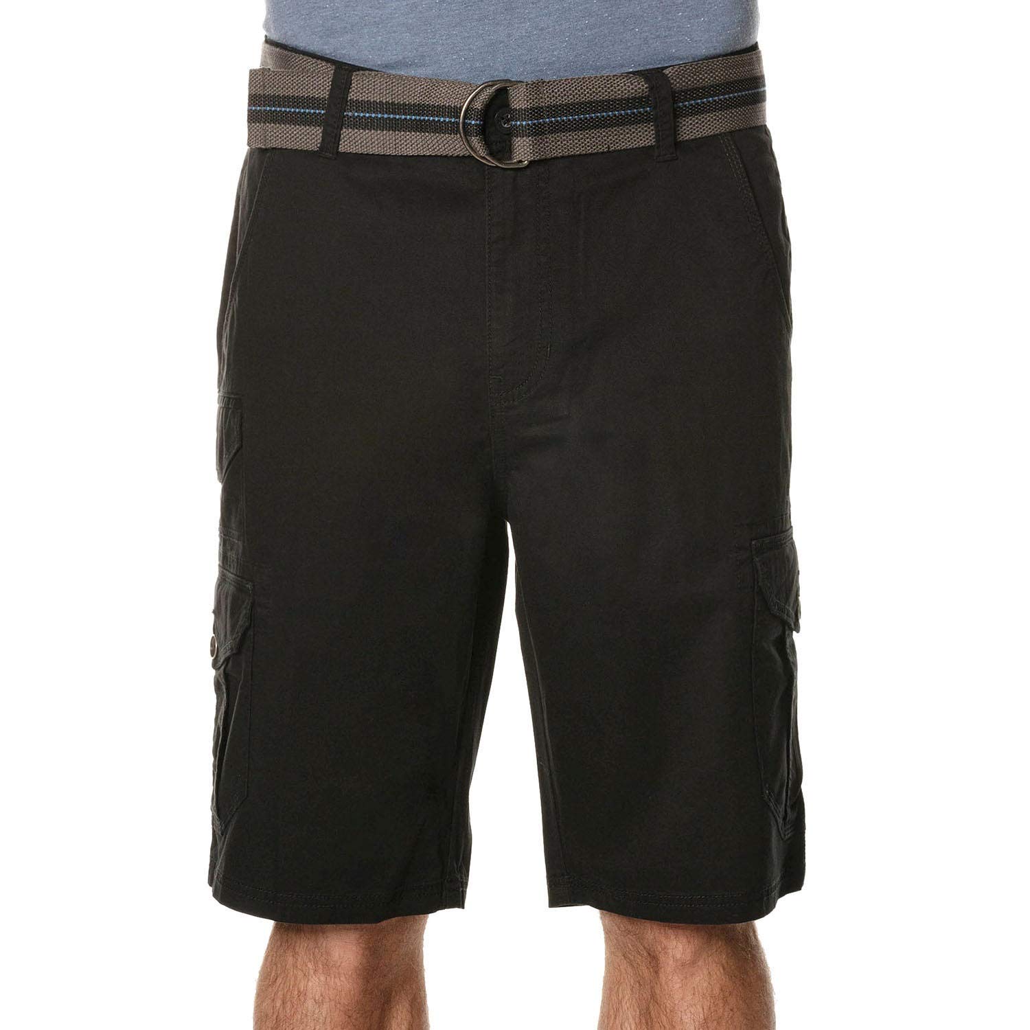 Men's Iron Clothing Cargo Shorts - Black, Size 44W | Durable & Comfortable for Outdoor Activities, Hiking, and Casual Wear