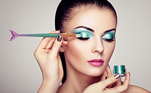 Tenmon 11-Piece Professional Makeup Brush Set - Eyeshadow, Eyeliner, Foundation, Eyebrow, Blush & Concealer Brushes for Flawless Makeup Application | Perfect for Daily Use, Travel & Professional Makeup Artists