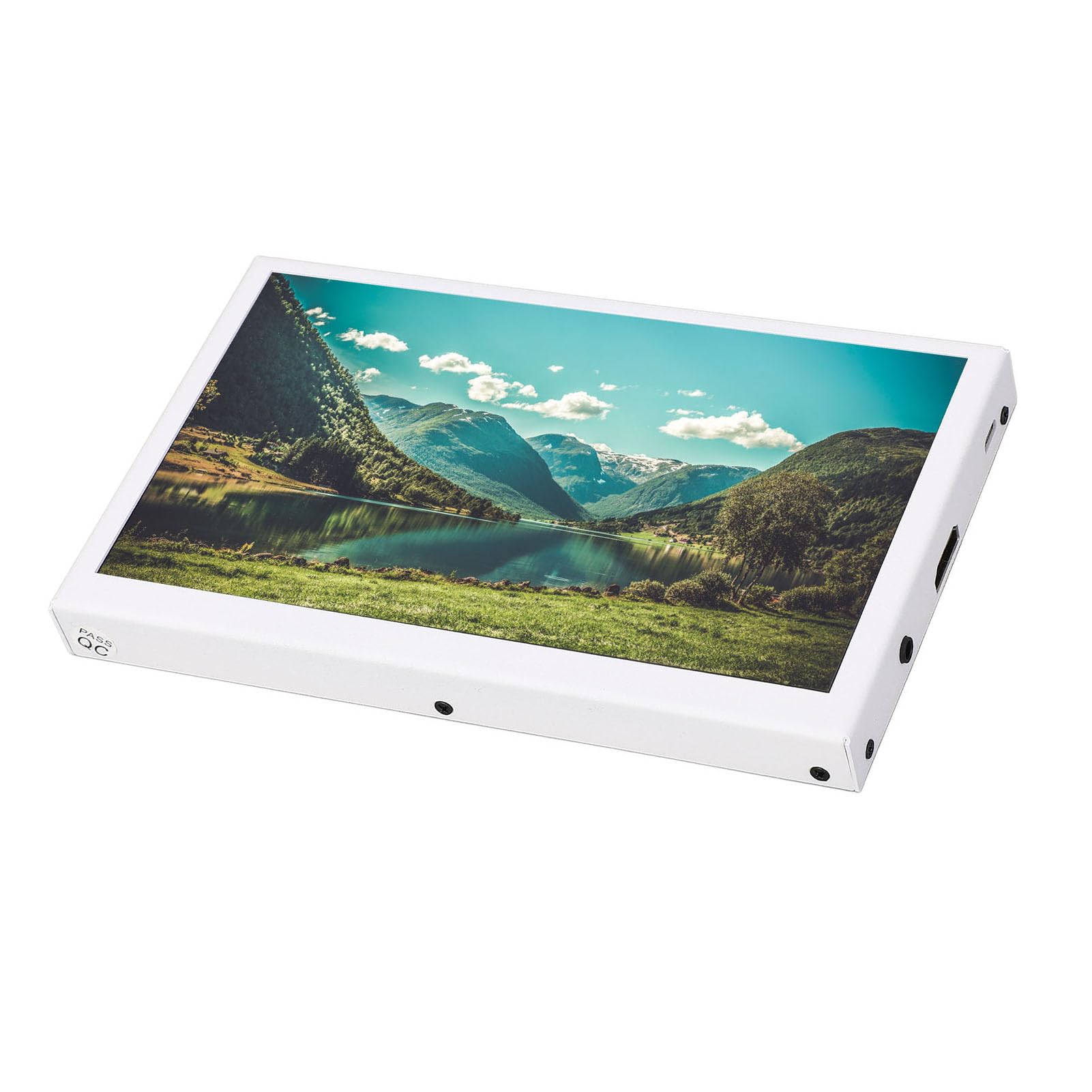 7 Inch Touch Screen Portable Monitor - 1024x600 IPS LCD Display with HDMI & USB-C for PC, Laptop, TV - Slim Mini External Display for Work, Gaming, Travel & Multimedia Entertainment