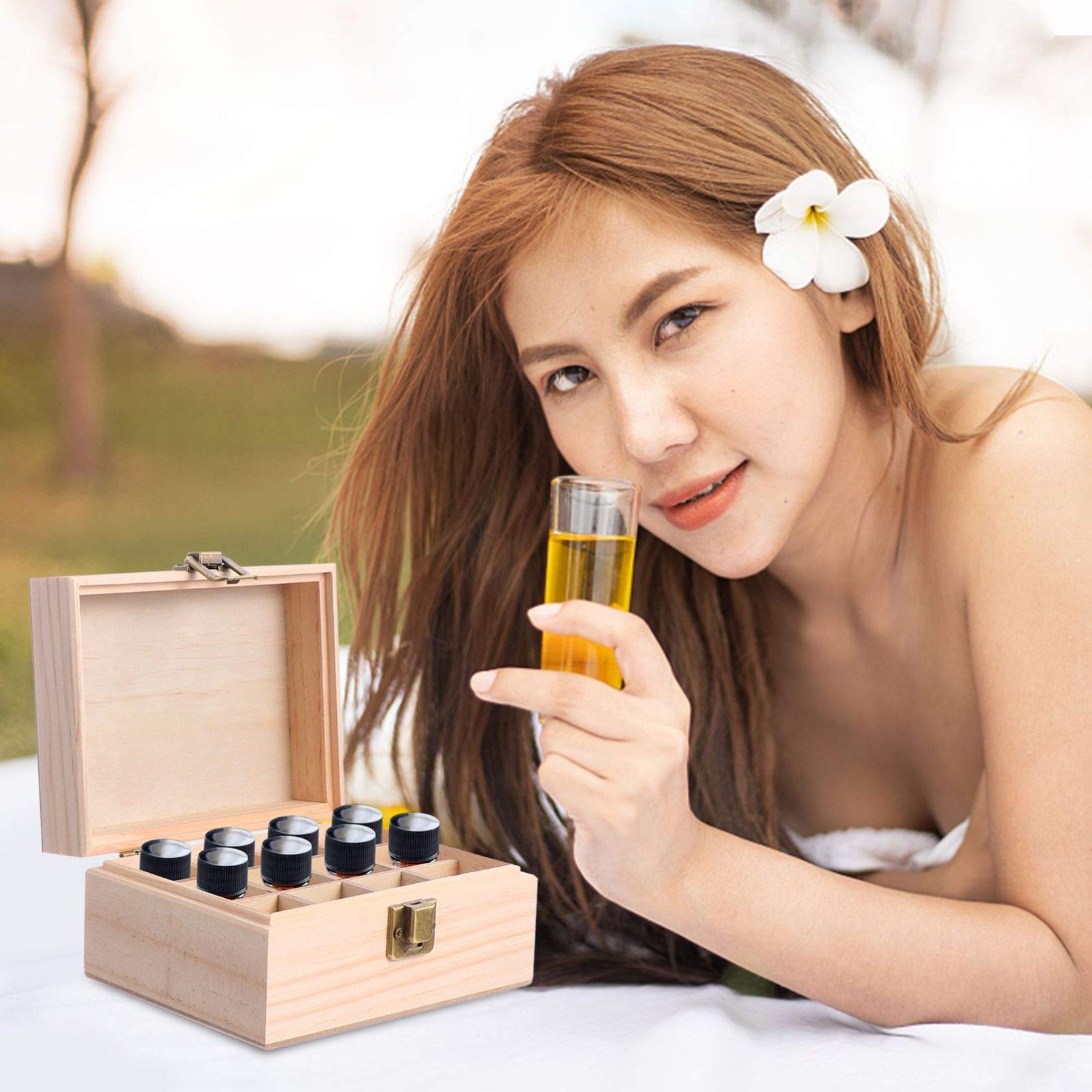 KESYOO Essential Oil Storage Box - Aromatherapy Bottle Organizer & Carrying Case for Travel - Perfect for Home, Spa, and Yoga Essential Oil Bottle Container