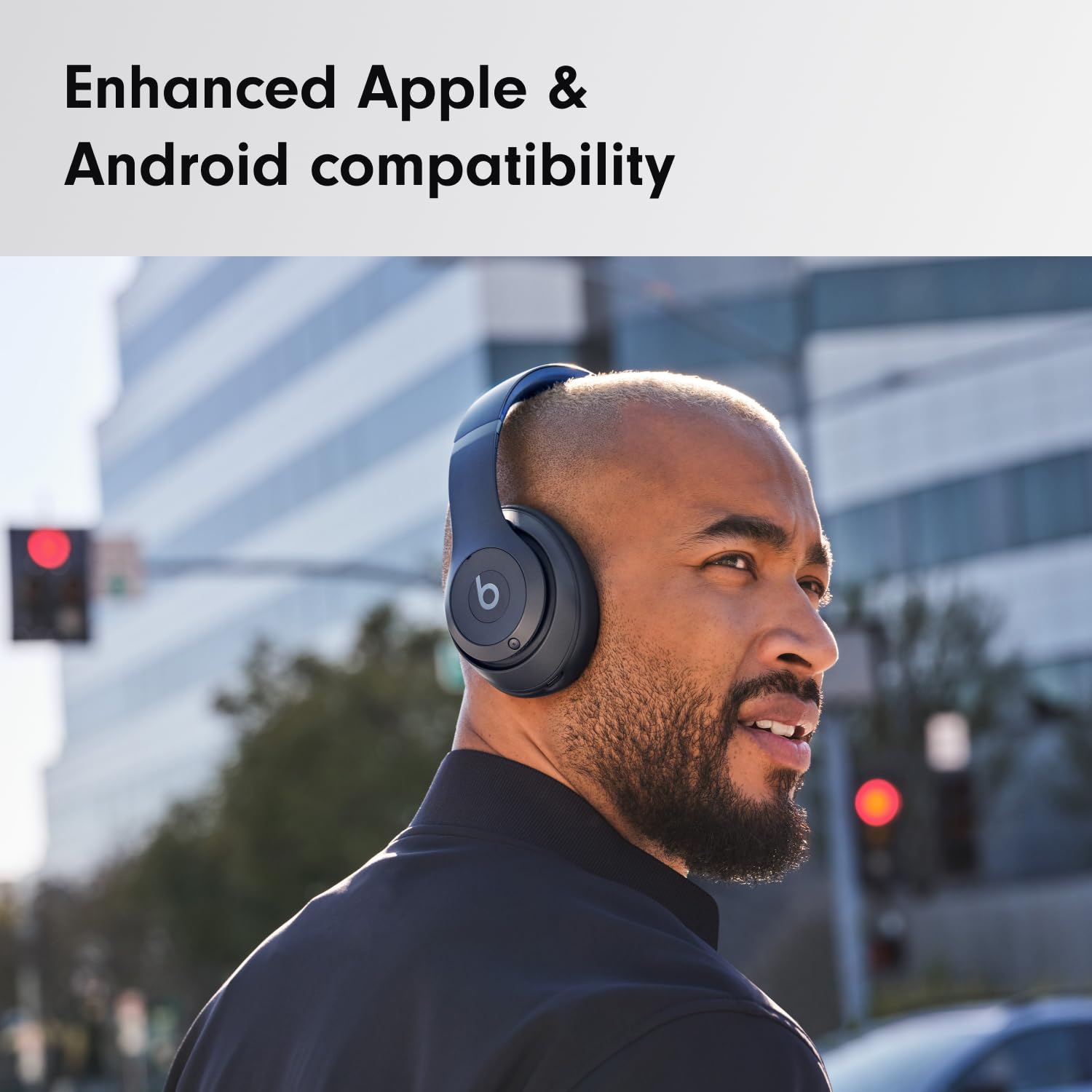 Beats Studio Pro Wireless Bluetooth Noise Cancelling Headphones with Personalized Spatial Audio, USB-C Lossless, 40H Battery - Compatible with Apple & Android (Navy) - Perfect for Travel, Workouts & Home Entertainment