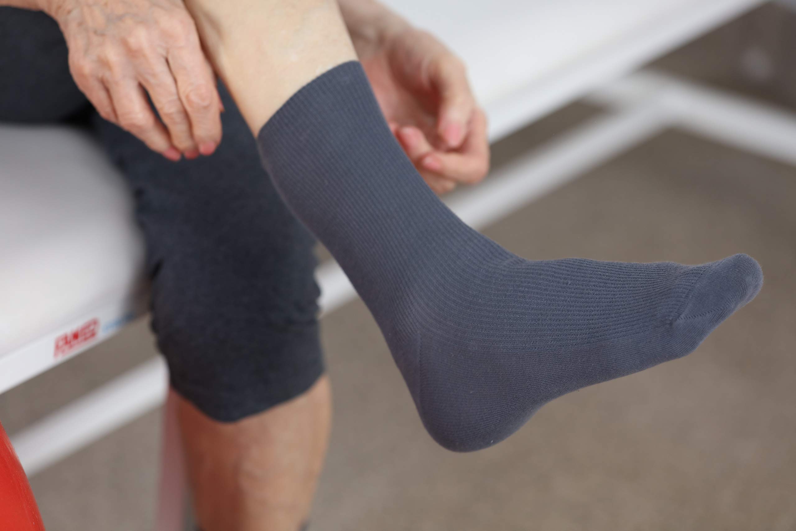 Rainbow Diabetic Socks - Ultra Soft Elastic Cotton Socks for Swollen Feet Relief - Comfortable for Men & Women - Perfect for Diabetes Care, Edema, and All-Day Wear