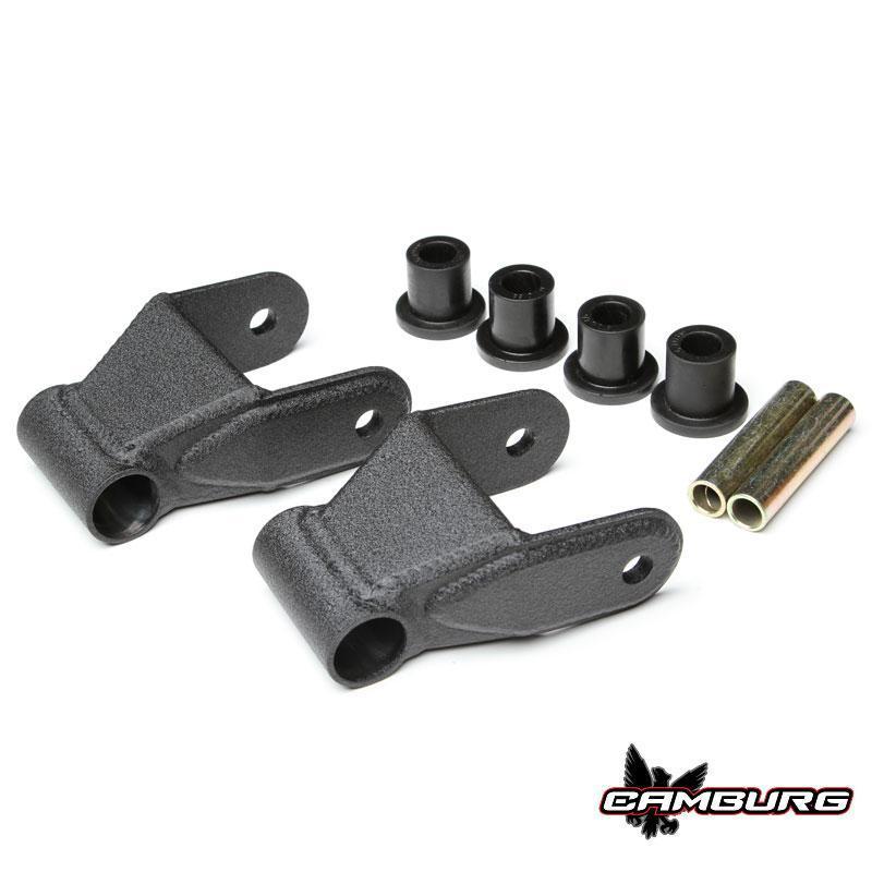 17-20 Ford Raptor Camburg Extended Rear TIG Shackles - Heavy Duty Off-Road Towing & Suspension Upgrade for Enhanced Performance