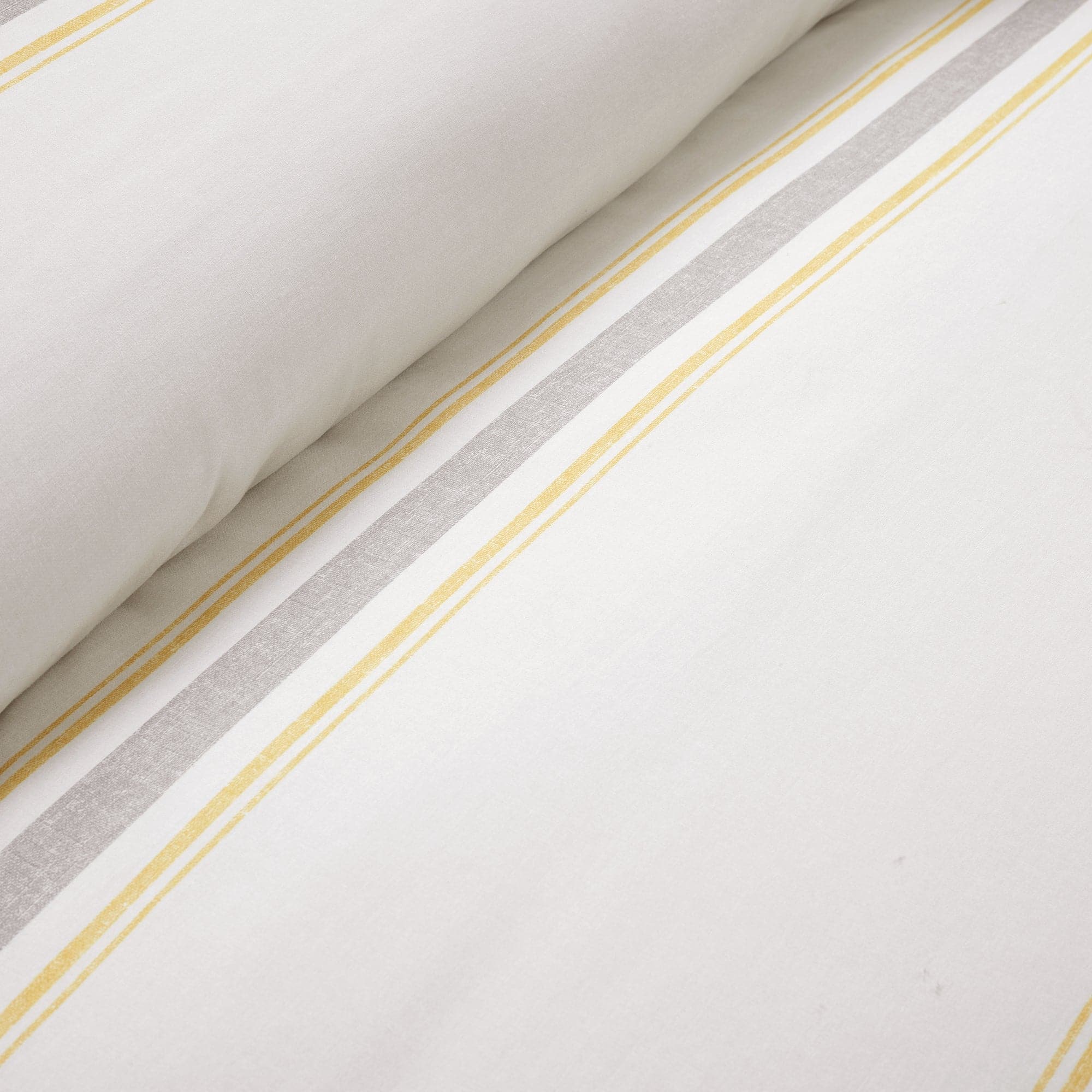 Farmhouse Stripe 100% Cotton Duvet Cover Set - Soft & Breathable Bedding for Cozy Bedroom Decor - Perfect for Guest Rooms, Master Bedrooms & Vacation Homes