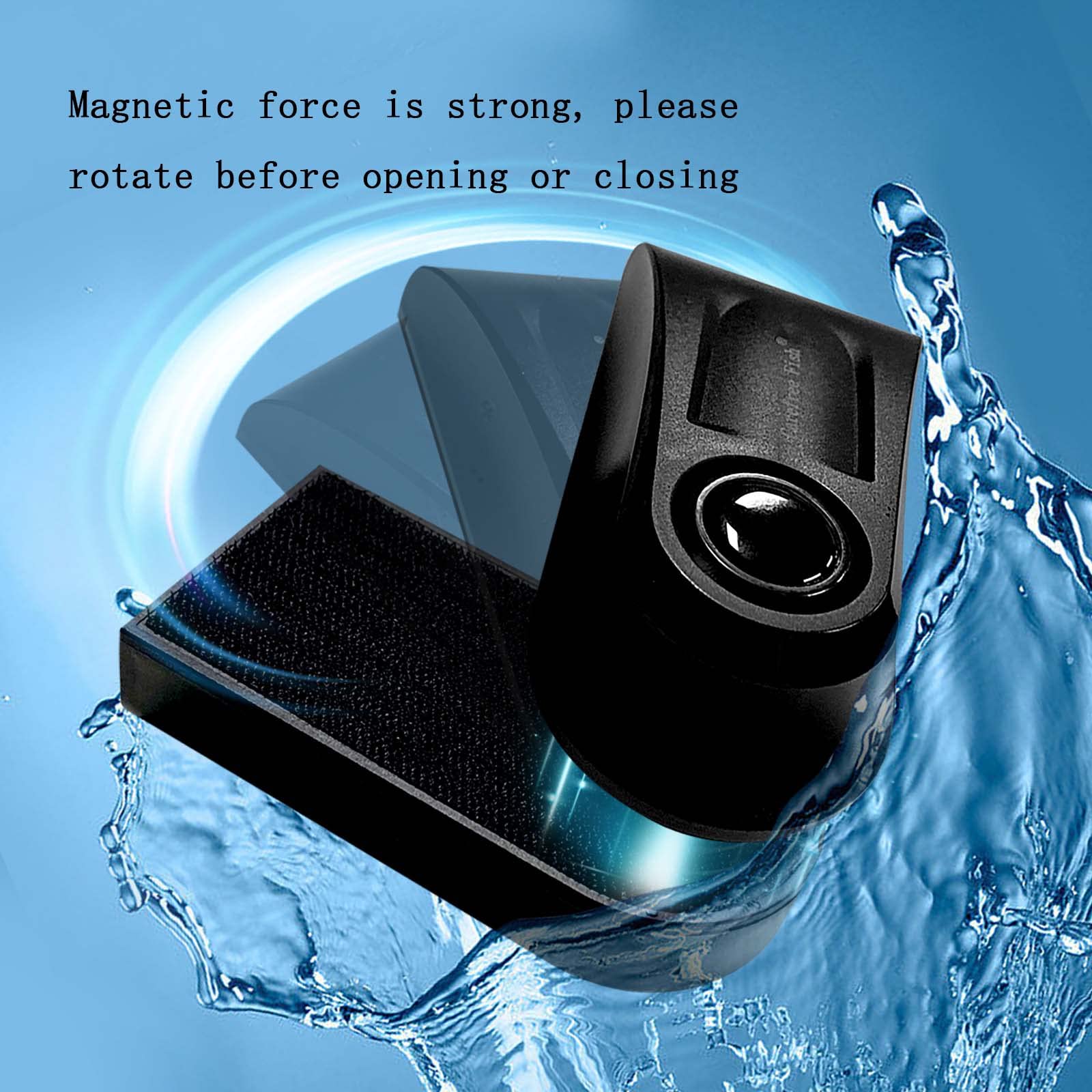 Premium Magnetic Aquarium Cleaner - Super Strong Fish Tank Glass Scrubber with Floating Design | Algae Remover Brush for Freshwater & Saltwater Tanks | Perfect for Home, Office, and Pet Store Aquariums