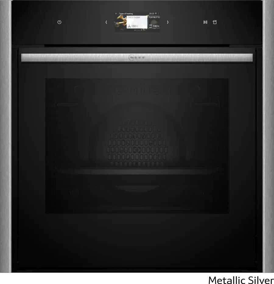 Neff Flex Design 60cm Built-In Steam Oven N90 B69FS5CY0A - Perfect for Modern Kitchens, Baking & Healthy Cooking