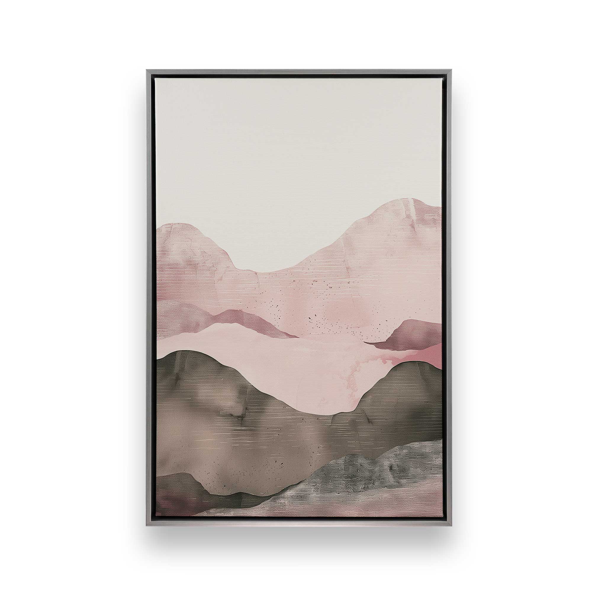 Ametrine Dusk Canvas Wall Art Print - Sunset Landscape Painting for Living Room, Bedroom & Office Decor