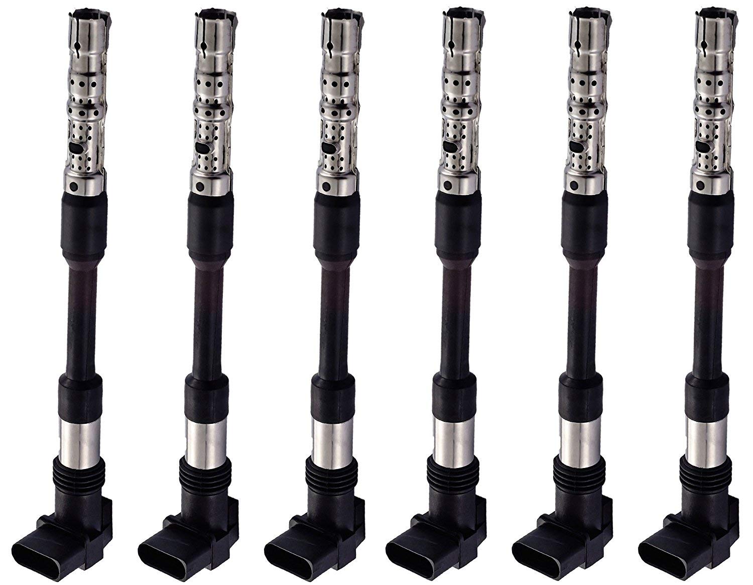 ENA Set of 6 Ignition Coil Packs Compatible with Volkswagen Eurovan 2001-2003 V6 2.8L AXK Engine - Replaces 5C1389, E1014, 52-1740, IC594, C1392, UF514 - High Performance Replacement for Smooth Engine Start & Acceleration