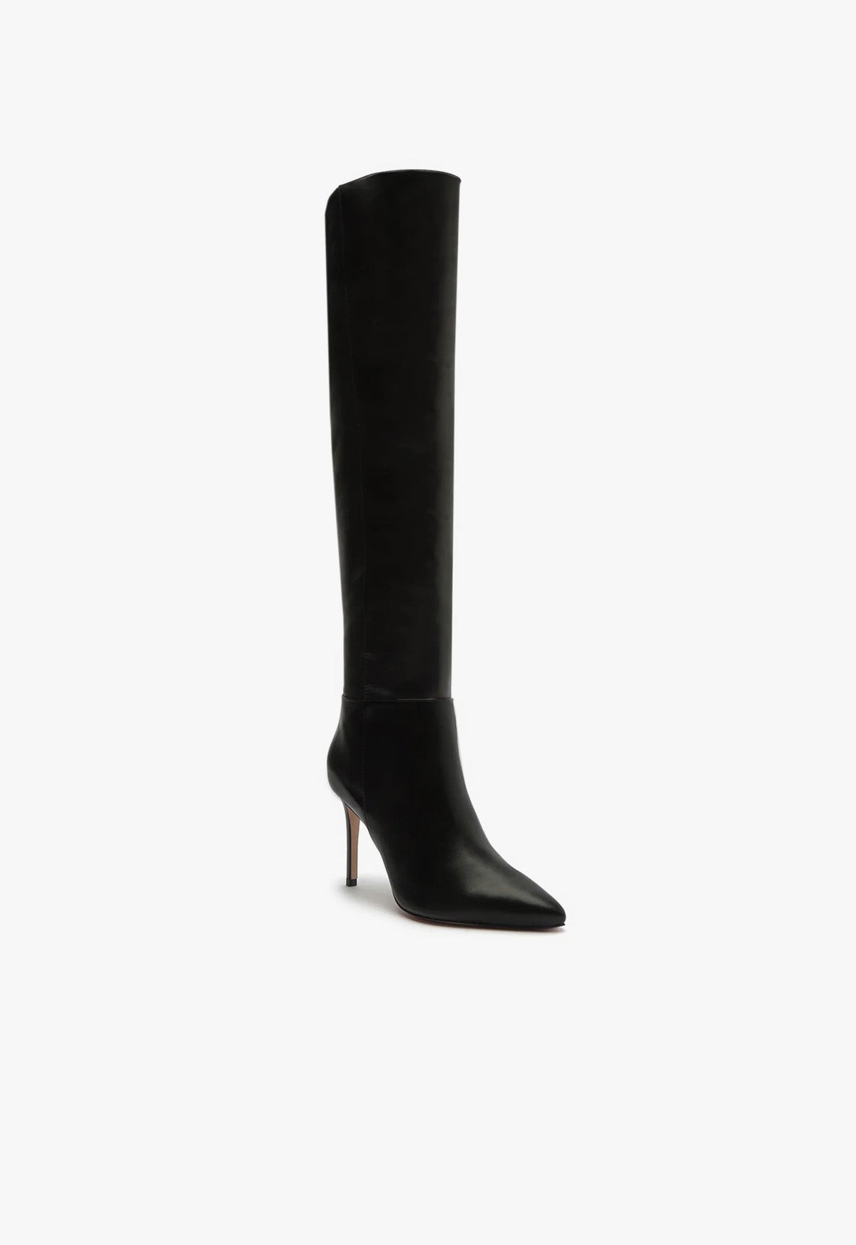 Magali Women's Over The Knee Leather Boots - Stylish High Heel Thigh High Boots for Winter, Party & Night Out