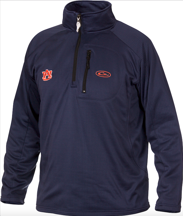 Auburn Breathelite 1/4 Zip Pullover - Lightweight Performance Running Jacket for Men & Women - Perfect for Outdoor Jogging, Hiking & Gym Workouts