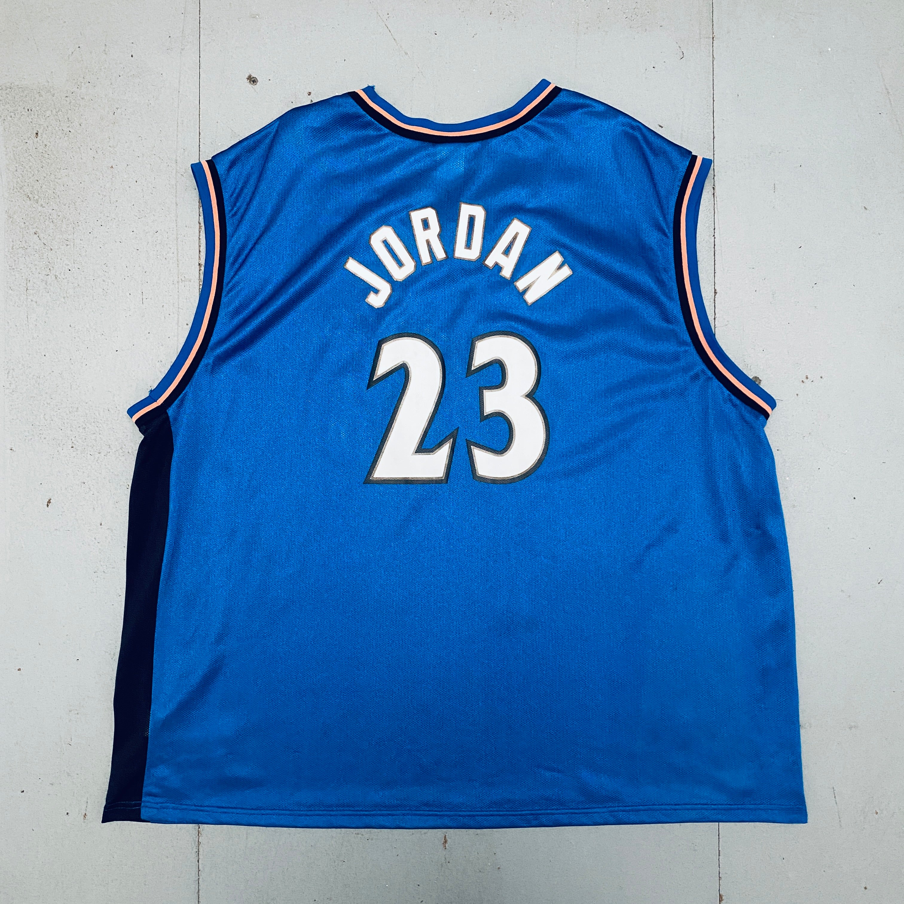 Washington Wizards Michael Jordan 2001-02 Blue Champion Jersey XXL - Authentic NBA Basketball Jersey for Collectors & Fans