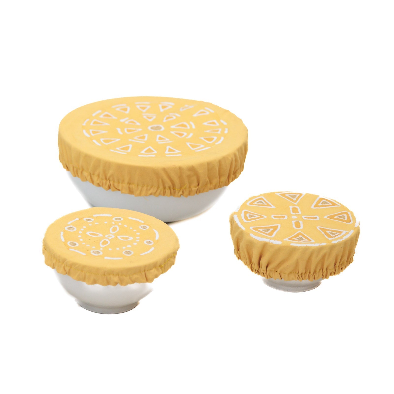 Kuosi Citrus Bowl Covers Set - 3 Pack Reusable Silicone Food Covers for Bowls, Plates & Containers - BPA-Free Stretchable Lids for Fresh Food Storage - Perfect for Kitchen, Picnics & Meal Prep