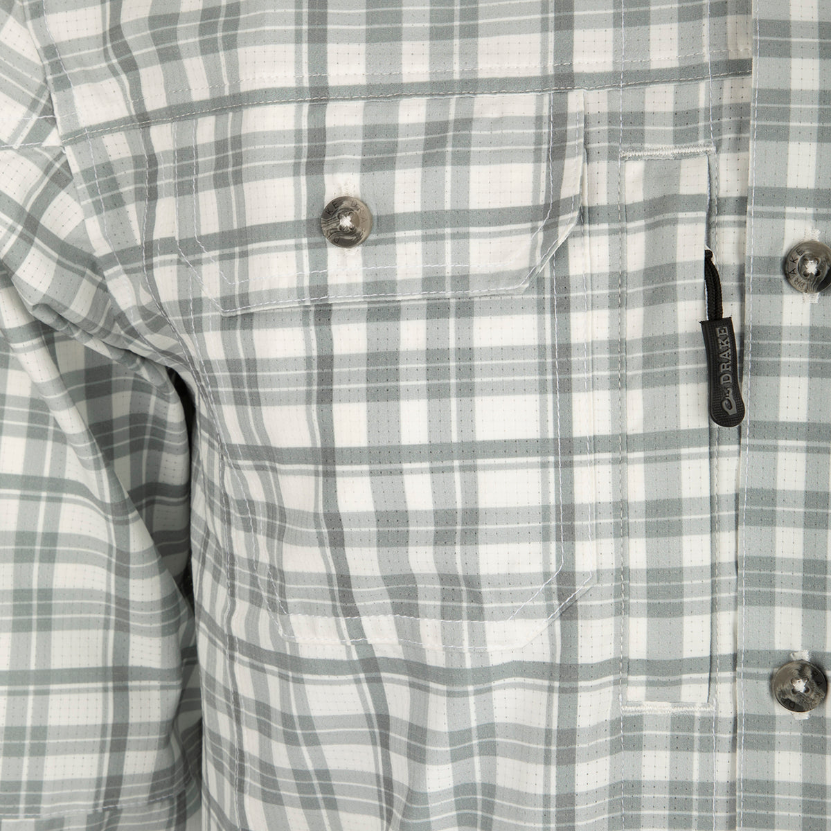 Hunter Creek Long Sleeve Plaid Shirt - Classic Window Pane Checkered Button Down for Men - Perfect for Casual Outings, Outdoor Adventures & Office Wear