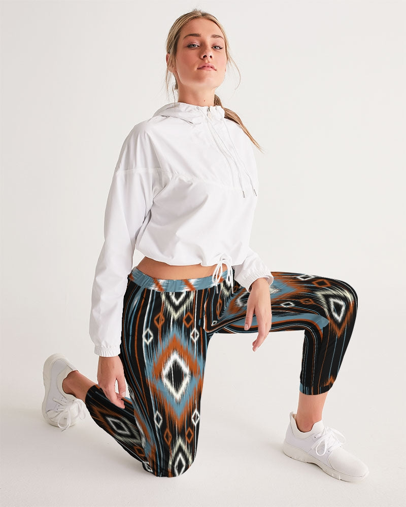 Night Walk Pattern Women's Track Pants - Comfortable High Waisted Yoga Lounge Pants for Running, Workout & Casual Wear