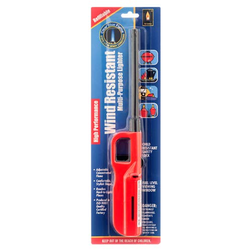 Windproof Butane Lighter 2070WR - 24 Pack Bulk Wholesale for Camping, BBQ, Outdoor Adventures & Emergency Use